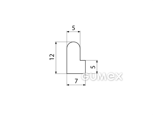 Kompaktes Silikonprofil, L-Form - 0209