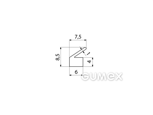 Kompaktes Silikonprofil, L-Form - 0513, 